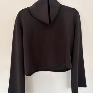 Miche Black Cropped Turtleneck Sweater